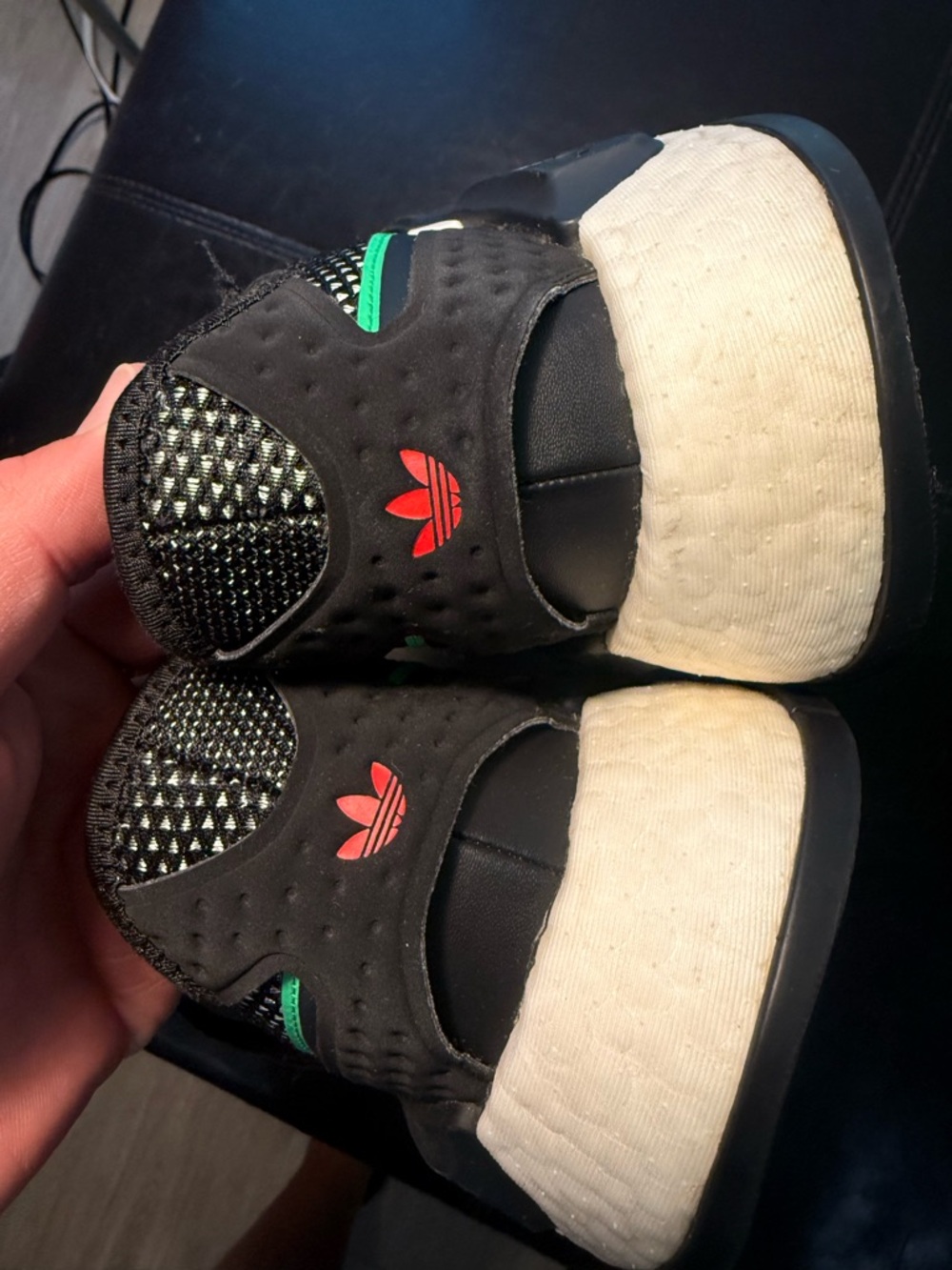(Clearance) Adidas NMD G1 Originals Men's Size 7 Black White Green Running Shoes - Picture 9 of 11